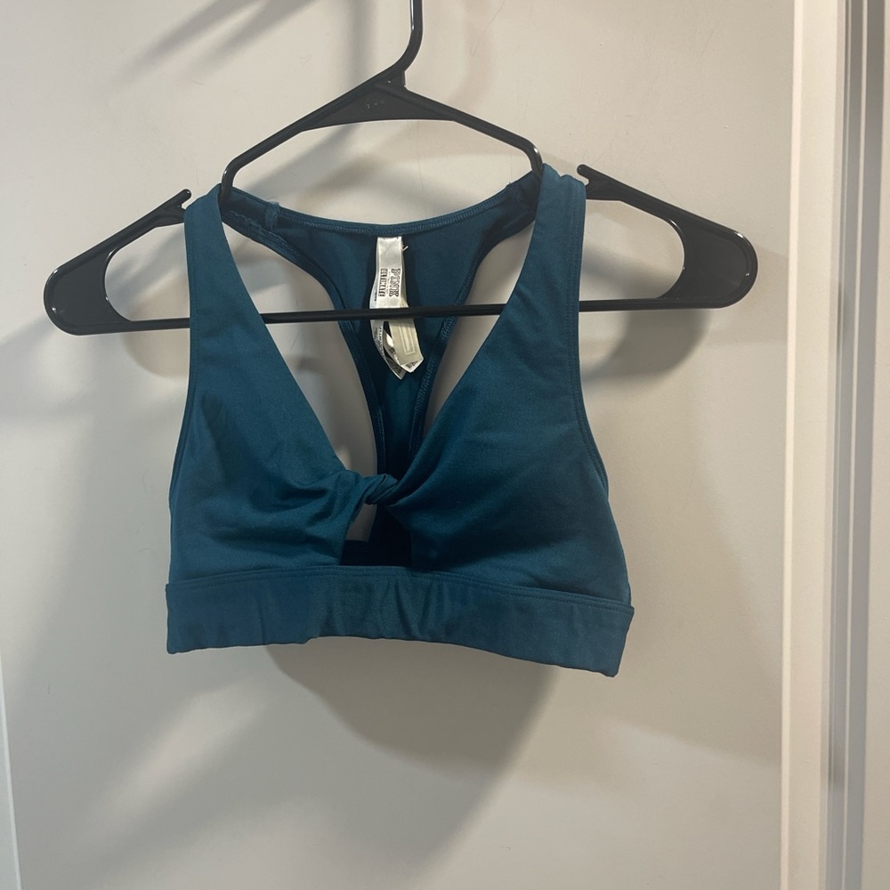Pink Teal Women's Sports Bra